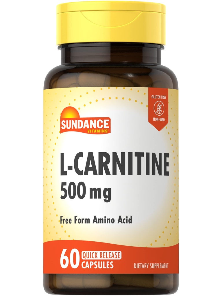 Sundance L-Carnitine Tartraat Supplement 500mg 