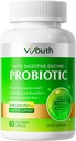 Probiotica voor vrouwen en mannen - Probiotica 50 miljard CFU 18 strains & 5 digestieve enzymen voor de gezondheid van de darmen, Immune - Probiotica Capsules ondersteunt gas & opgeblazen, natuurlijk, non-GMO, glutenvrij, 60ct