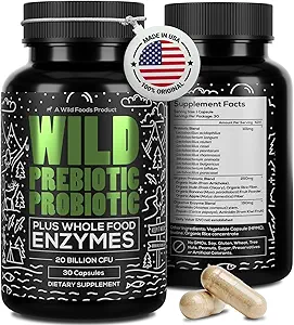 Wild Prebiotica en Probiotica met Digestieve Enzymen 