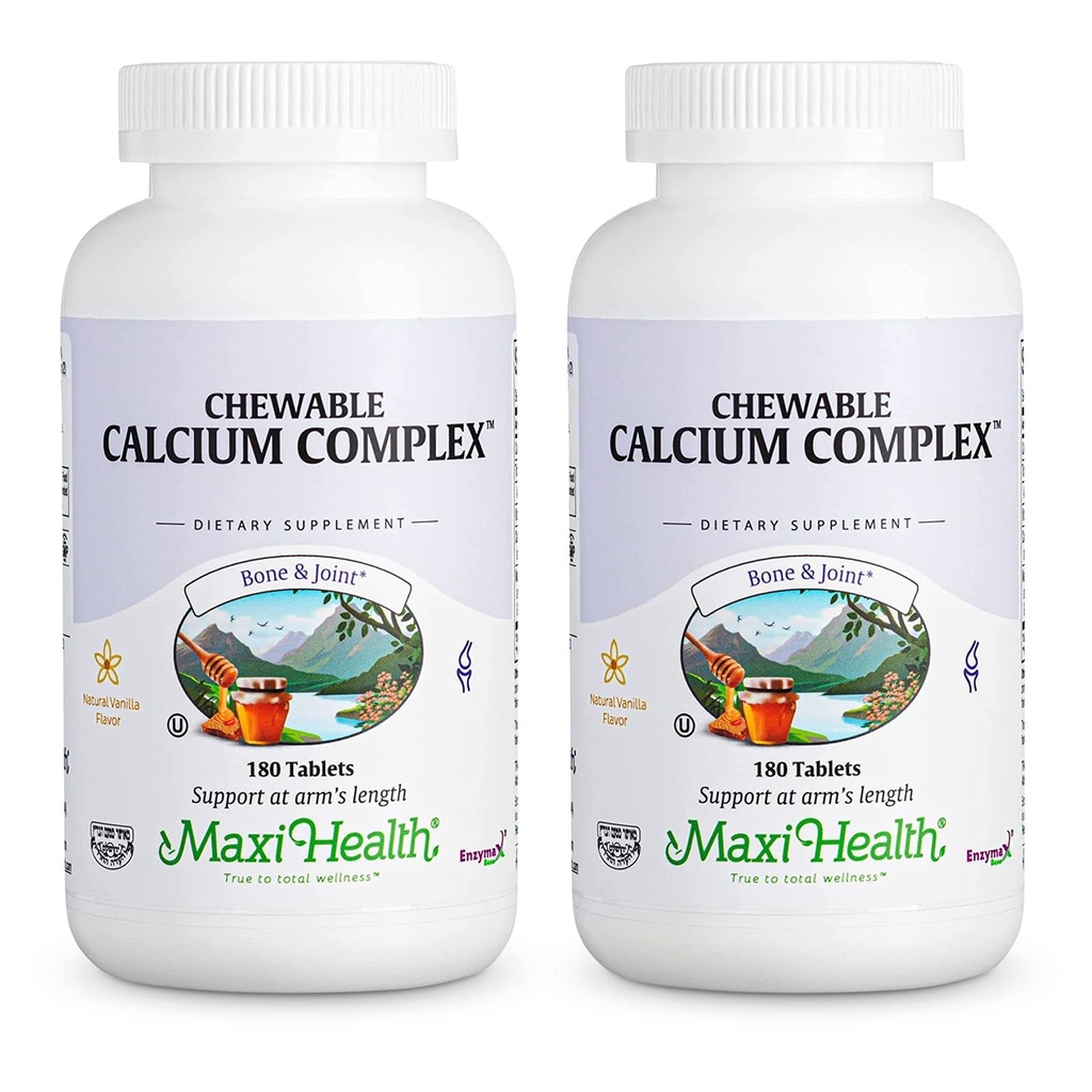 Maxi Health Kauwbare Calcium Complex 
