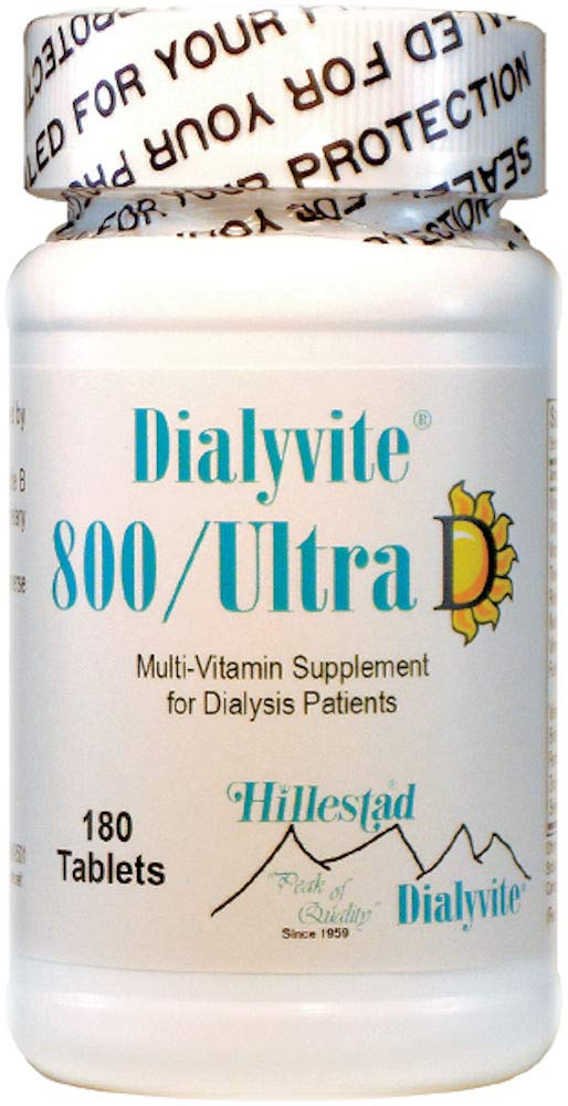 Dialyvite 800 Ultra D Multi-Vitamine Waarde Fles - 180 Tabletten