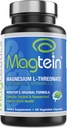 Magtein - Magnesium L-Threonate Supplement, Geheugen, Focus, Slaap- & Hersengezondheidsformule voor mannen en vrouwen, cognitieve ondersteuning voor volwassenen, klinisch onderzocht - 60 Veg Capsules