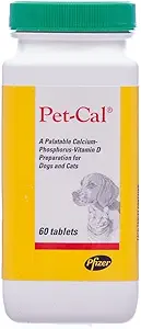 Pet Tabs Calcium Formula Supplement, 60 Tellen