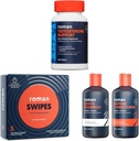 Supplément de soutien à la testostérone pour hommes ROMAN, nageur à action rapide pour l'endurance, et shampooing Revive & Reconditioner Duo pour cheveux épais