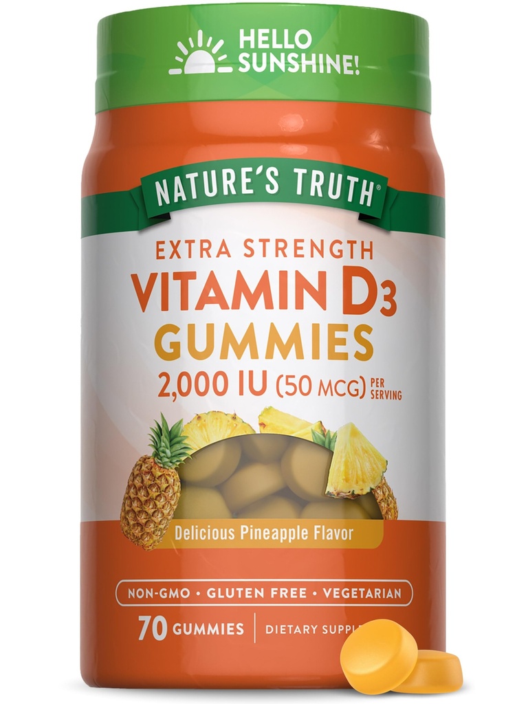 De waarheid van de natuur Vitamine D3 Gummies 