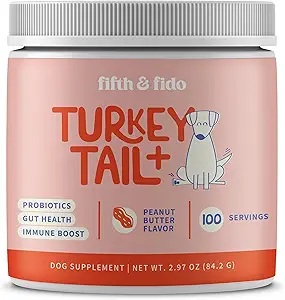 Turkey Staart Paddestoel + Probiotica voor Honden 