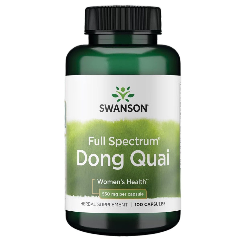 Swanson Dong Quai 530 Milligrammen 100 Capsules