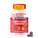 SmartyBants Kinderen Immuniteit Vlierbessen Gummies: Kinderen Immuun Ondersteuning Supplement, Vitamine C, Vitamine D, Vitaminen B6 & B12 en Zink, Glutenvrij, Vlierbessen smaak, 60 Tel (30 dagen levering)