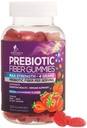 Vezel Gummies voor volwassenen, Dagelijks 4g Gummy Fiber Supplement, Prebiotic Gummy Digestieve Gezondheidsondersteuning - Plant Based Oplosbare Vezel Kauwen, Prebiotica Ondersteunt Regularity & Digestie Non-GMO - 120 Gummies