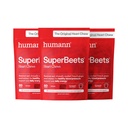 HumanN SuperBeets Heart Chews, Nitric Oxide and Blood Pressure Support, Grape Seed Extract & Non-GMO Beet Root Powder Energy, Granaatappel Berry Flavor, 180 Tel.