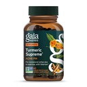 Gaia Herbs Turmeric Supreme Discomfort P.M. - Aide à fournir un confort de nuit pour soutenir plus de sommeil reposant - avec Curcumin Tumeric, Kava, Valérien, Feverfew - 60 Phyto-Capsules liquides(30 jours d'approvisionnement)