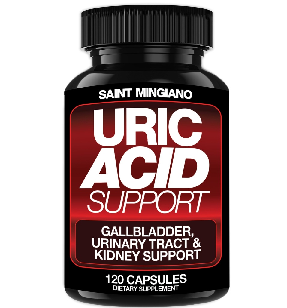 Uric Acid Flush for Jout Support -120 Capsules - Ondersteunt nierreiniging Detox & Repair, galblaas & urinetrekproblemen - essentieel voor detox & Joint Support - Cranberry Extract