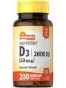 Sundance High Potency D3 2000 IE 