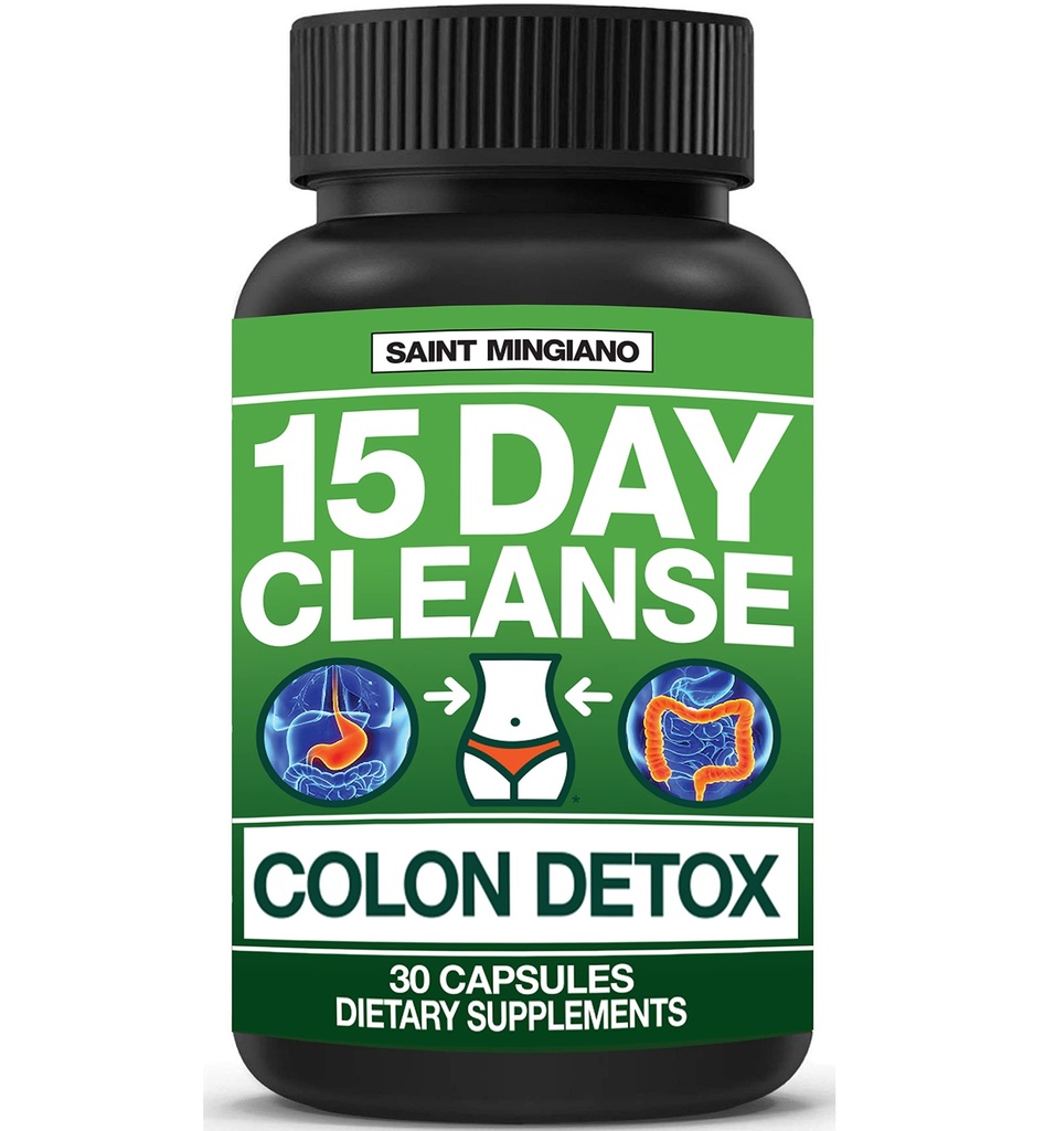 15 Dagen Reiniging Colon Detox met Natural Laxative voor Constipatie & Bloating. 30 pillen om energie te ontmantelen en te versterken . Extra sterke Senna Leaf Supplementen . Sterk voor sommige mensen.