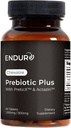 Endurance producten ENDUR Prebiotic Plus met Actazine & PreticX Complex, helpt u om licht, comfortabel en vertrouwen elke dag, Glutenvrij, 60 tabletten