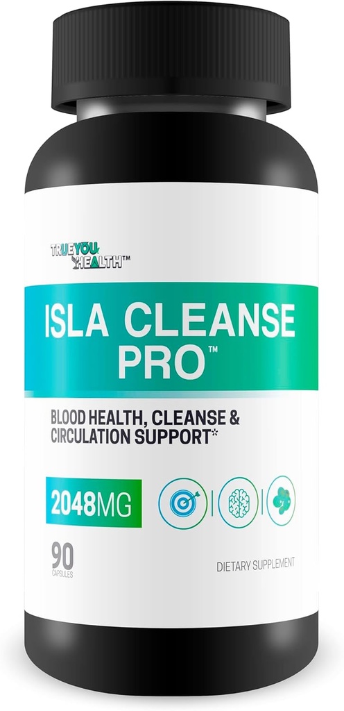 Isla Cleanse Pro - Onze beste Vein Health & Artery Health Volledige body Reiniging Detox Supplement - Blood Cleanse Detox - Island Cleanse Heart Health Solution - Arteries Cleanse Body Detox Cleanse Tea Caps
