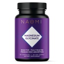 NAOMI Magnesium Glycinate - Bioactive Fully Reacted Premium High Absorptie - Ondersteunt spier, nerve, & Heart Health - Chelamax Magnesium Bisglycinate - 90 Capsules, 45 dagen levering