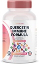 ClarinBeauty Quercetin 1000mg Zink 50mg Vitamine C 1000mg Vitamine D 5000 IE Bromelain Vlierbes & 350mg Immune Defense Support Supplement Verrijkt met Artemisin, Sea Moss, Knoflook, Echinacea
