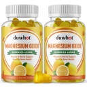 Oxyde de magnésium Gummies 400mg, Supplément à croustillant d'oxyde de magnésium pour adultes et enfants, Nerve, Muscle, Bone & Heart Support, Non OGM, Pectine, Vegan, 120