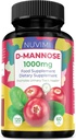 D Mannose 120 capsules - 1000 mg per dosis - Dieetsupplement helpt bij het bevorderen van urinetrek gezondheid - natuurlijke veganistische UTI verdediging
