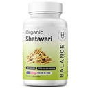 Biologische Shatavari 1200mg, 60 Capsules - Borstvoeding Ondersteuning Vitaminen, Hormonale Balans voor Vrouwen, Asperges Racemosus Root
