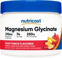 Nutricost Magnesium Glycinate Powder (Fruit Punch, 250 Gram)