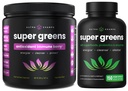 NutraChamps Super Greens Antioxydant Poudre et Super Greens Capsules