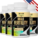 Vruchtbaarheidssupplementen voor mannen, mannelijke prenatale vitamines -Optimale Sperma Telling, Motiliteit en Kracht, 2000MG Mannen Vruchtbaarheid Supplementen met Maca Root, Zin & Folate for Conception - Packs van 4