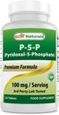Best Naturals P5P Vitamine B6 (Pyridoxaal 5 Fosfaat) 100 mg/Serven - 120 tabletten - een actieve vorm van vitamine B6.