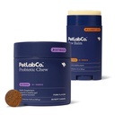 PetLab Co. Paw & Probiotic Bundle: Hond Paw Balm om droge, gekraakte Paws 2.4 Ounces & Honden Probiotica voor Gut Health, Seizoensgebonden Allergieën, Huid & Oor Gist 30 Tellen