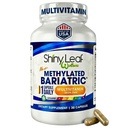 Shiny Leaf Bariatric Multivitamine Without Iron - Vitamins for Gastric Bypass & Sleeve, 1 Daily Capsule W Vitamin A, C, D, Biotin, Zink, B12, K, Vegetarian, Soy-Free, GMP Cert., Made in USA (30 Ct.)