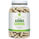 Fermes Antler – 100 % de racine d'Ashwagandha pur et extrait de racine d'Ashwagandha, 130 capsules, 1200mg – standardisé à 5% avecanolides, améliore la performance mentale, l'énergie et l'immunité