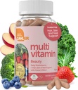 Zahler Multivitamine Schoonheid, Dagelijkse Multivitamine + Huid Haar en Nagels Ondersteuning, voor vrouwen en mannen met ijzer, gecertificeerde Kosher, 60 capsules