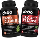 DR. BO Candi Uric Acid Cleanse Support - Oregano & Nierherbal Supplementen voor vrouwen & mannen - Extra sterkte Uric Acid Flush Purge Capsules & Oral ControlProbiotische Complex Cleanser