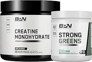 BARE PERFORMANCE NUTRITION BPN Creatine Monohydraat & Strong Greens Bundle