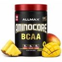 ALLMAX Nutrition AMINOCORE BCAA Powder, 8,18 Gram van Aminozuren, Intra en Post Workout Herstel Drank, Glutenvrij, Ananas Mango, 315 g