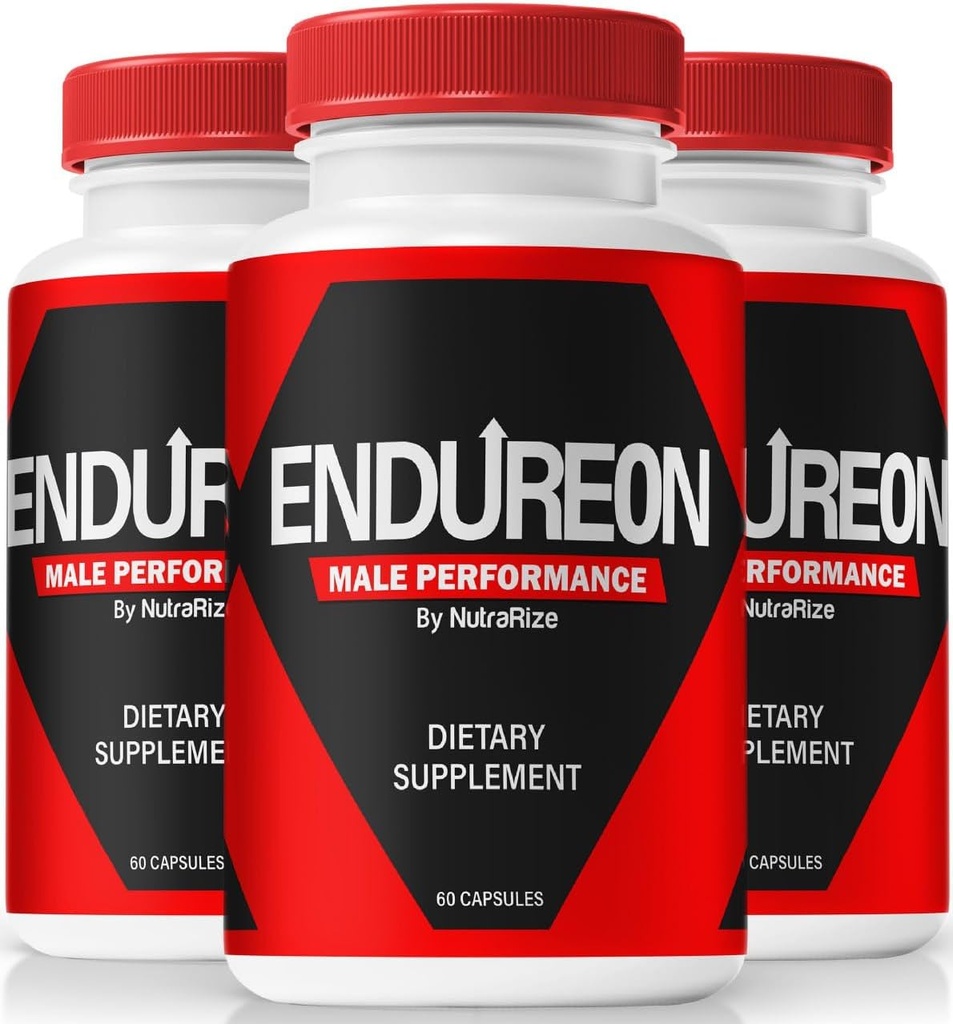 (3 Pack) Endureon Mannelijke Performance Pillen - Originele Mannen Formule met Natuurlijke Blend om Performance, Uithoudingsvermogen en Energie te ondersteunen 