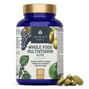 Overvloedige aarde Whole Food Multivitamine voor vrouwen Dagelijkse Multi Vitaminen Supplementen voor mannen Heren Multivitaminen + B Complex, Probiotic Multi Enzyme, Omega's voor Organische Energie Mood Digestie 90ct-2pk