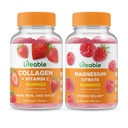 Levensbaar Collageen & Vitamine C + Magnesium, Gummies Bundle - Grote Proeverij, Vitamine Supplement, Glutenvrij, GGO-vrij, Kauwgom