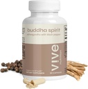 Boeddha Spirit Ashwagandha Capsules met zwarte peper - 100% biologisch, veganistisch en glutenvrij - 60 Tellen, 30 dagen
