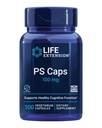Life Extension PS Caps, fosfatidylserine, voor Cognitive Performance, Glutenvrij, Non-GMO, Vegetarisch, 100 Capsules