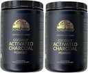 Biologische Charcoal Poeder Actieve Charcoal Natuurlijke, Veganistische, Biologische, GGO-vrij - Grote Fles 25 oz Poeder - 2pack