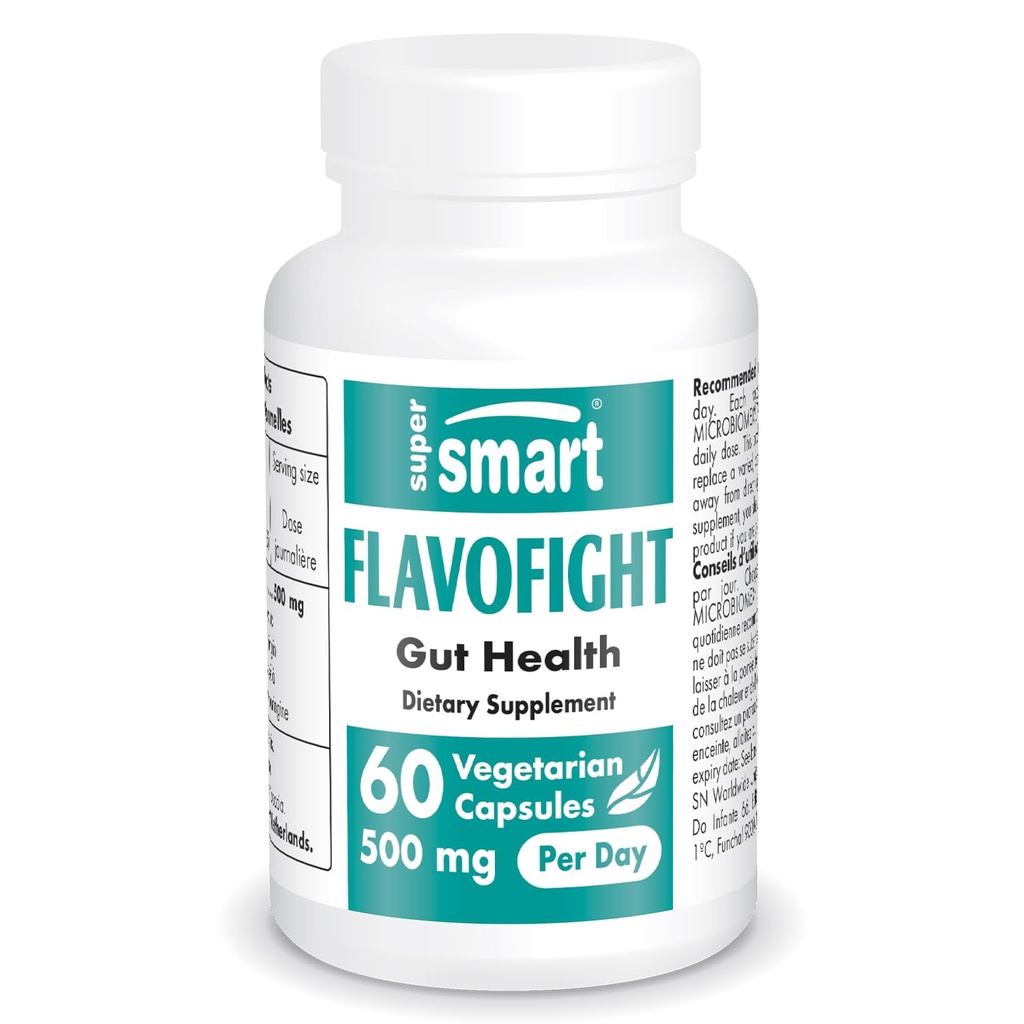 Supersmart - FlavoFight 500mg per dag (gepatenteerde en hoge sterkte) - Citrus Sinensis Extract Supplement - Oranje Flavonoïden 