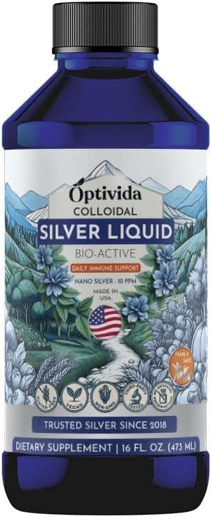 Optivida Health Collificated Silver Liquid (16 Oz) 