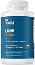 Dr. Tobias Lung Health Supplement met vitamine C, Butterbur, Quercetin & Bromelain, Advanced Lung Cleanse Detox Formule voor Bronchial & Respiratory System, Non-GMO, 120 Capsules, 120 Servings