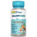 SOLARAY SharpMind Stress, Nootrope Mood Support Supplement voor Ontspanning en Occasional Stress Relief Support, Adaptogen met Ashwagandha, L Theanine, 60 dagen geldgarantie, 30 Serv 30 VegCaps