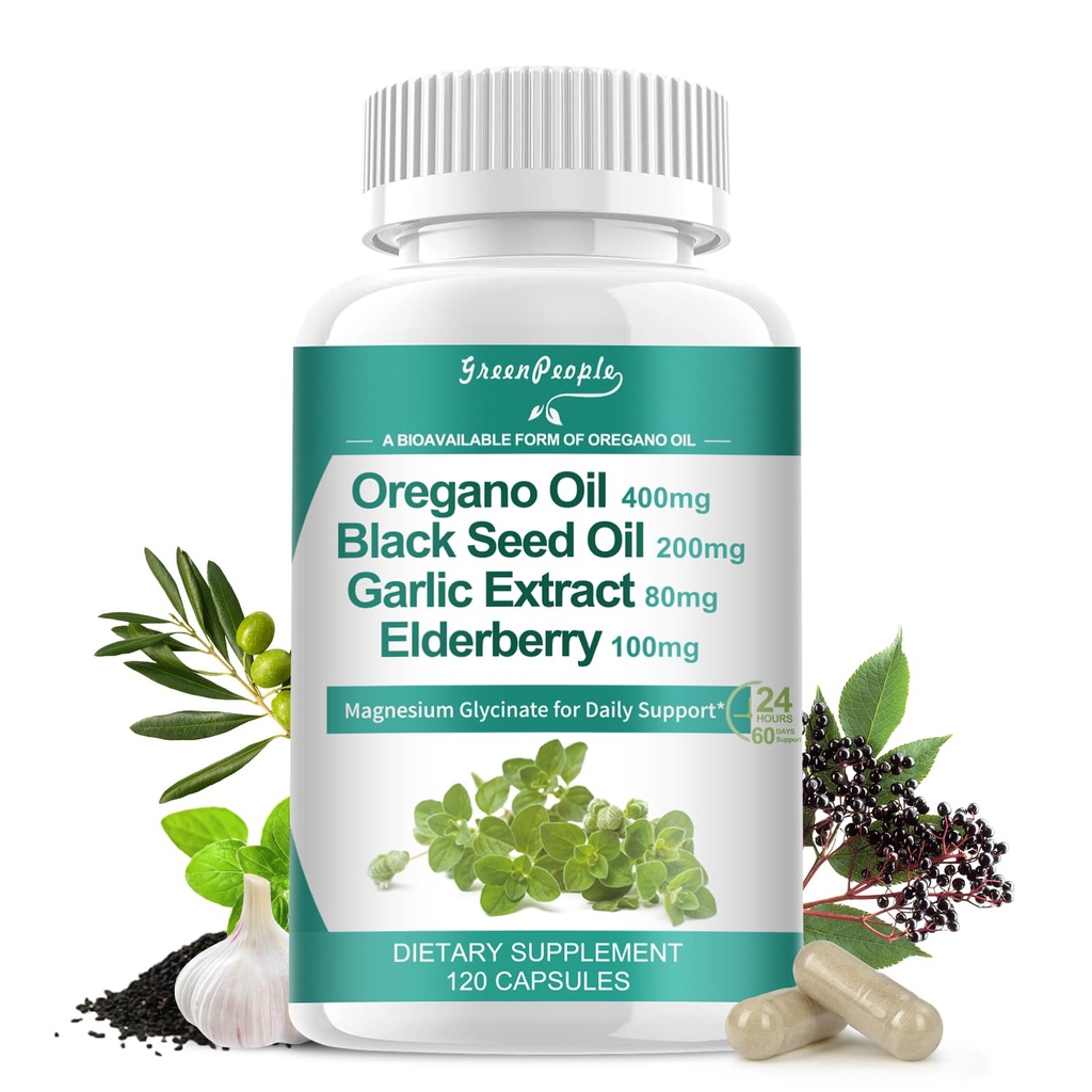 Biologische Oregano-oliecapsules 