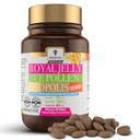 BEE and You Royal Jelly + Propolis + Bee Pollen Kauwtabletten - Hoge Potentie - Geen kunstmatige smaak / conserveringsmiddelen - Geen toegevoegde suiker- Geen soja/melk/Gelatin/GMO/Gluten, 500 mg x 60 tabletten