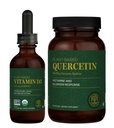 Global Healing Center - Vitamine D3 5000IE & quercetine 250mg - Ondersteunt botten en immuunsysteem, ademhalingsgezondheid