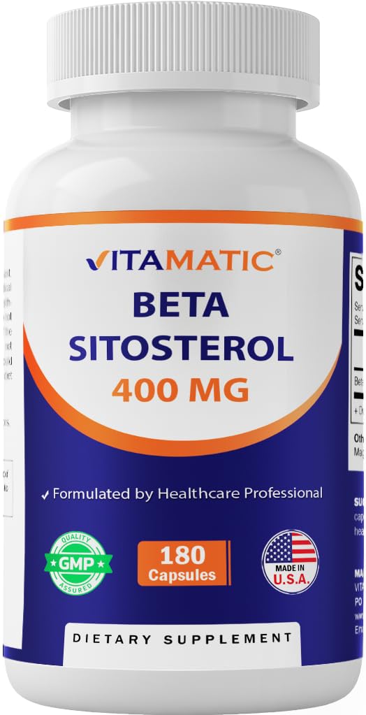 Vitamatic Beta SItosterol 400 mg 180 Capsules
